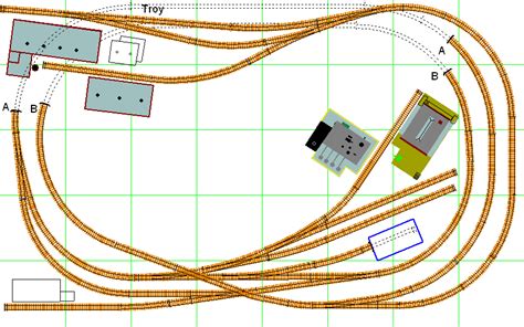 N scale track plans 2x4 - The N scale is also a good option for running longer trains in a limited space. The track plan below spans 3×5 feet or 30×60 inches. It’s designed to run multiple trains simultaneously. The detailed scenery is modeled after the railroader’s hometown in the 1970s. You can easily build this layout on your coffee table and other compact spaces. 